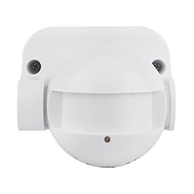 Bewegungsmelder Radar 180° Innen/Außen Bewegungssensor IP44 I 230V LED geeignet, vertikal verstellbar, weiß